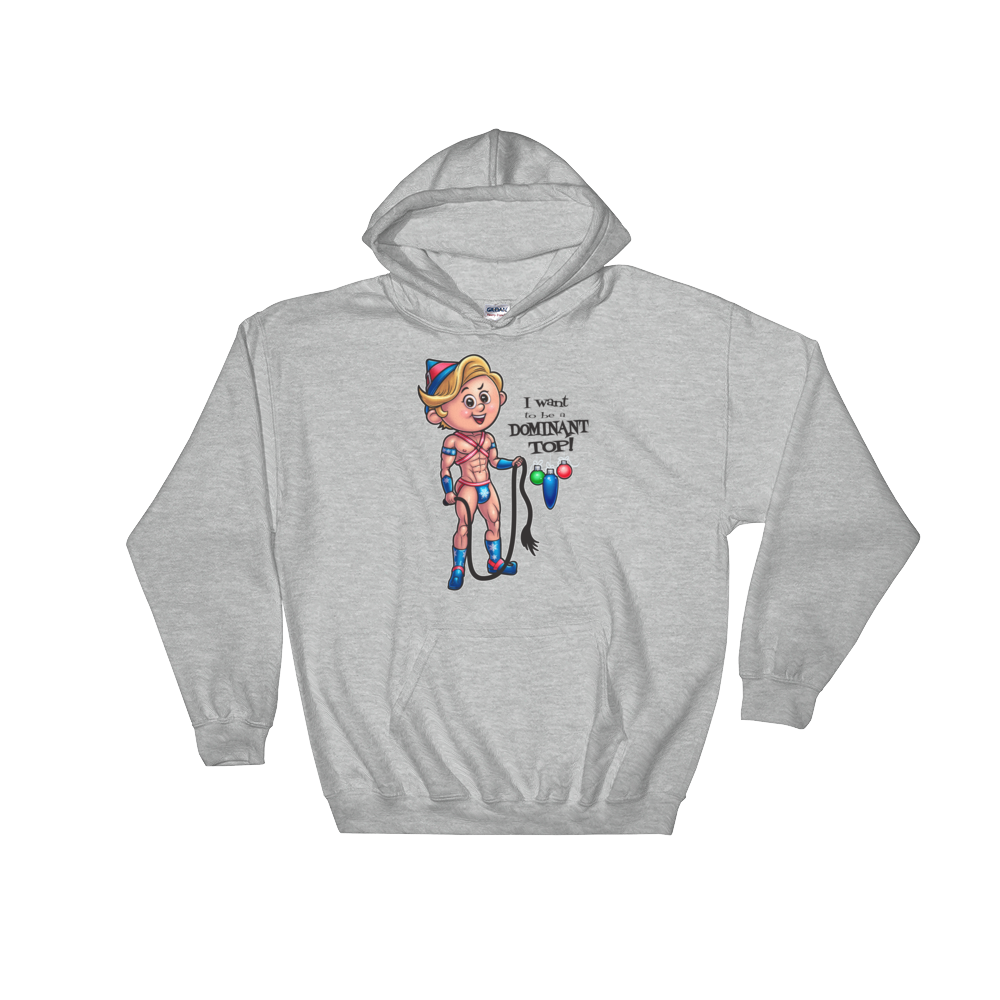 Dom Top Elf (Hoodie)-Christmas Hoodies-Swish Embassy