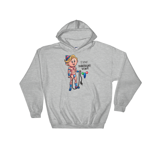 Dom Top Elf (Hoodie)-Christmas Hoodies-Swish Embassy