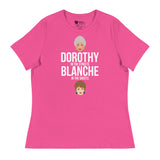 Dorothy in the Streets, Blanche in the Sheets (Women's Relaxed T-Shirt)-Women's T-Shirts-Swish Embassy
