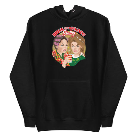 Drink Your Eggnog Shelby (Hoodie)-Christmas Hoodies-Swish Embassy