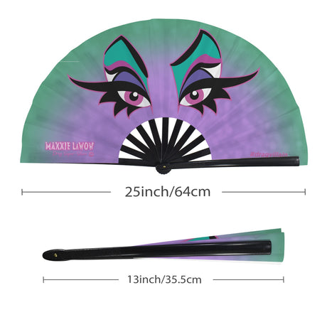 Dyna Bolical Eyes Folding Clack Fan-Folding Fans-Swish Embassy