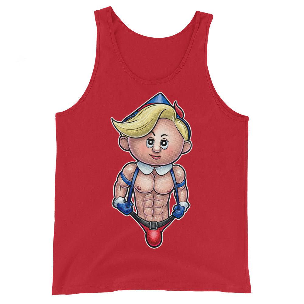 Elfin Good Time (Tank Top)-Christmas Tank Tops-Swish Embassy