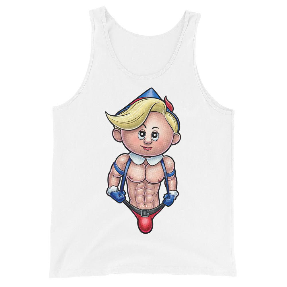 Elfin Good Time (Tank Top)-Christmas Tank Tops-Swish Embassy