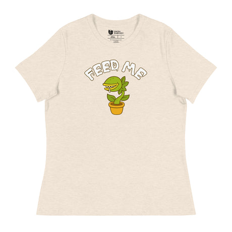 Feed Me (Women's Relaxed T-Shirt)-Women's T-Shirts-Swish Embassy