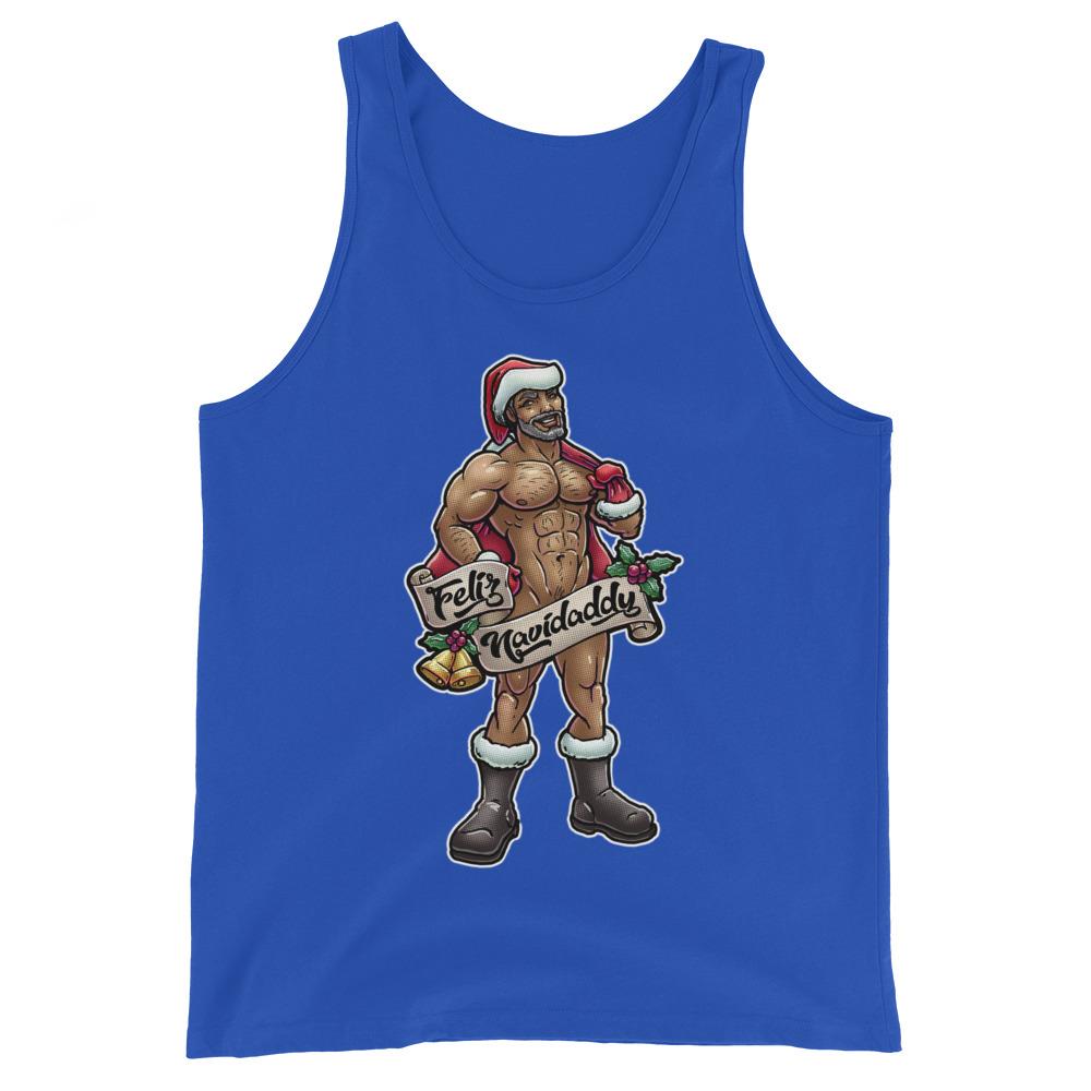 Feliz Navidaddy (Tank Top)-Christmas Tank Tops-Swish Embassy