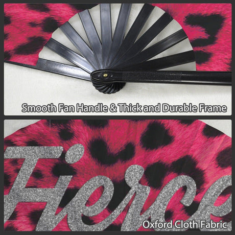 Fierce (Folding Clack Fan)-Folding Fans-Swish Embassy