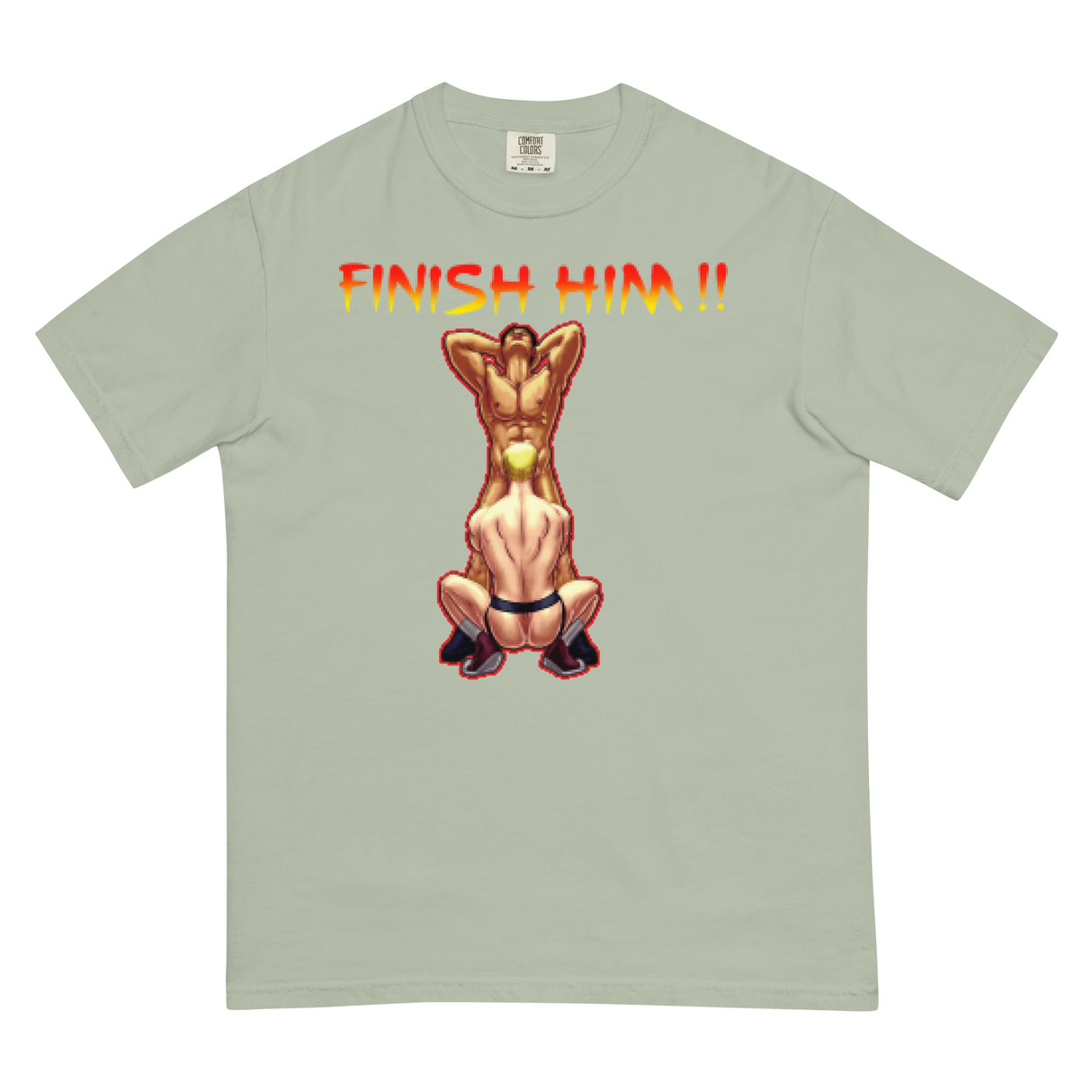 Finish Him (Boxy Tee)-Boxy T-Shirt-Swish Embassy