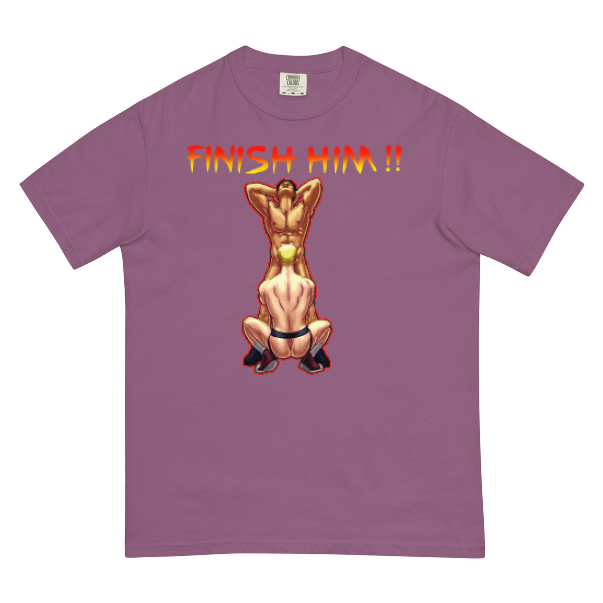 Finish Him (Boxy Tee)-Boxy T-Shirt-Swish Embassy