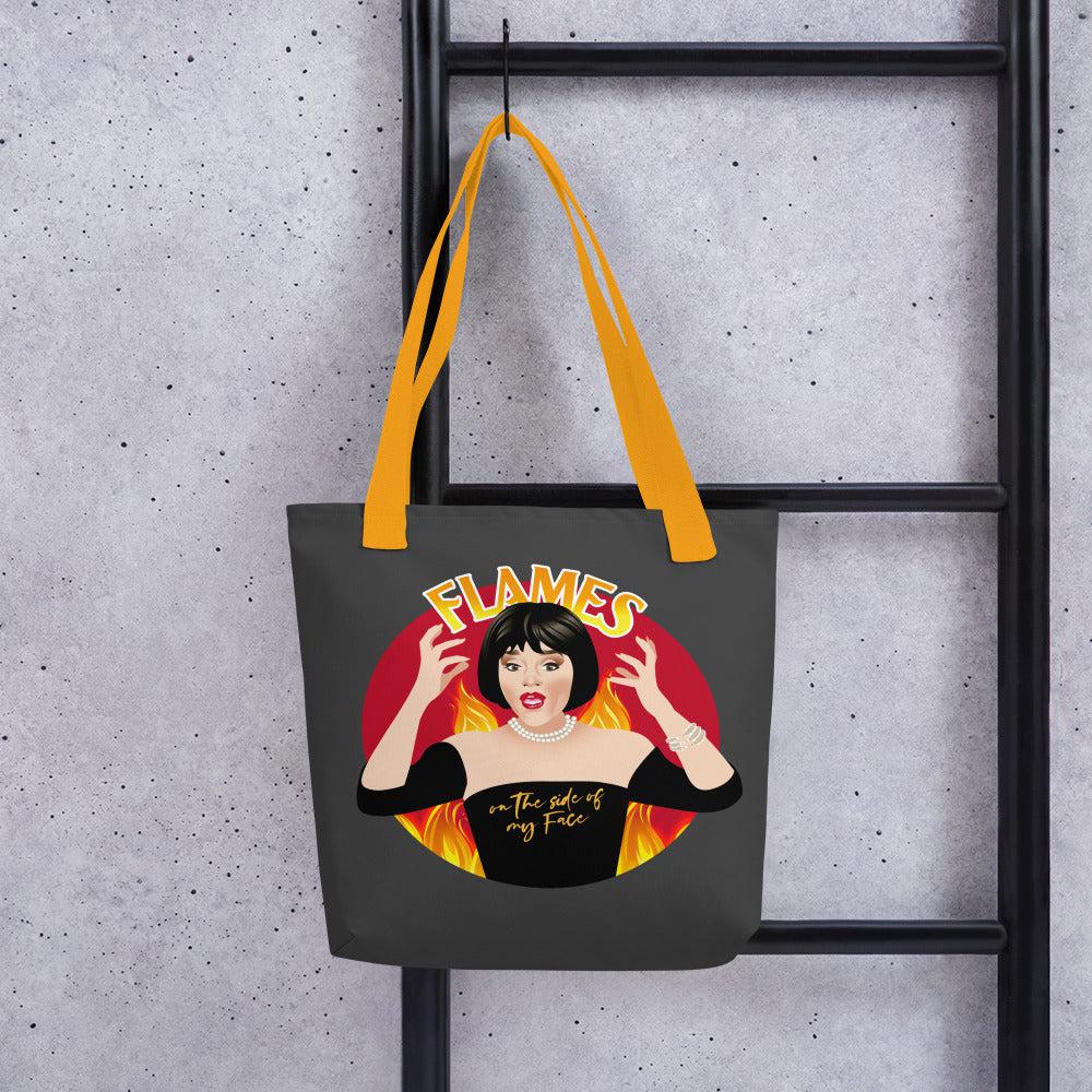 Flames (Tote bag)-Bags-Swish Embassy