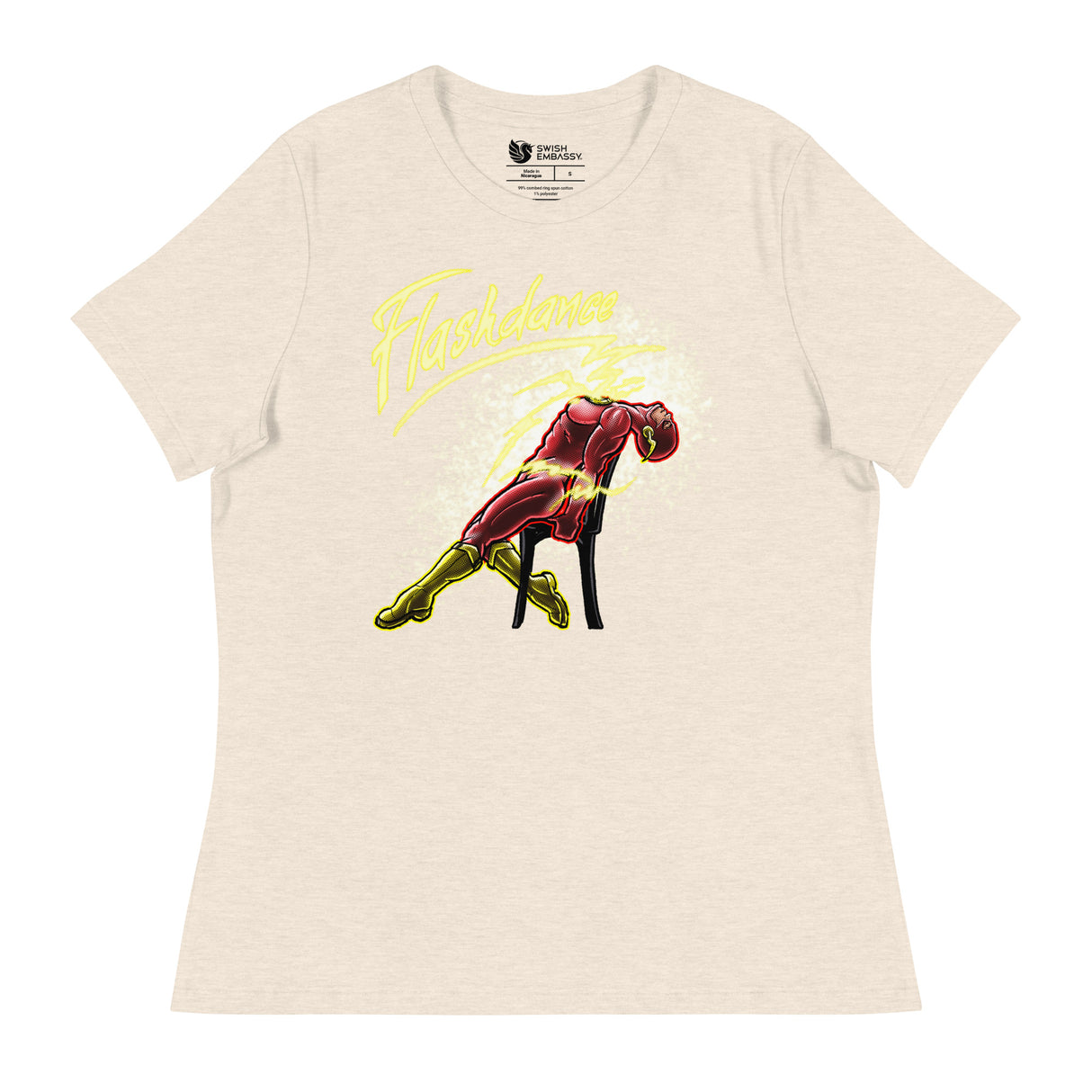Flashdance (Women's Relaxed T-Shirt)-Women's T-Shirts-Swish Embassy