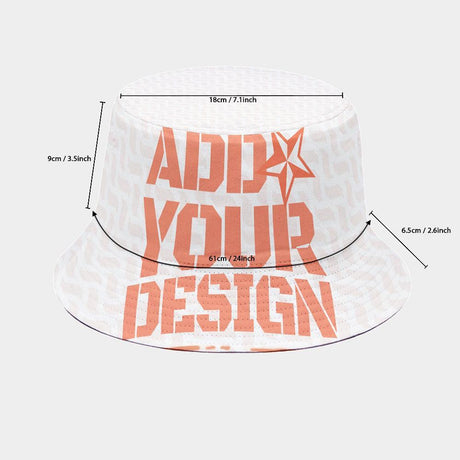 Flip Flops (Allover Bucket Hat)-Allover Bucket Hat-Swish Embassy