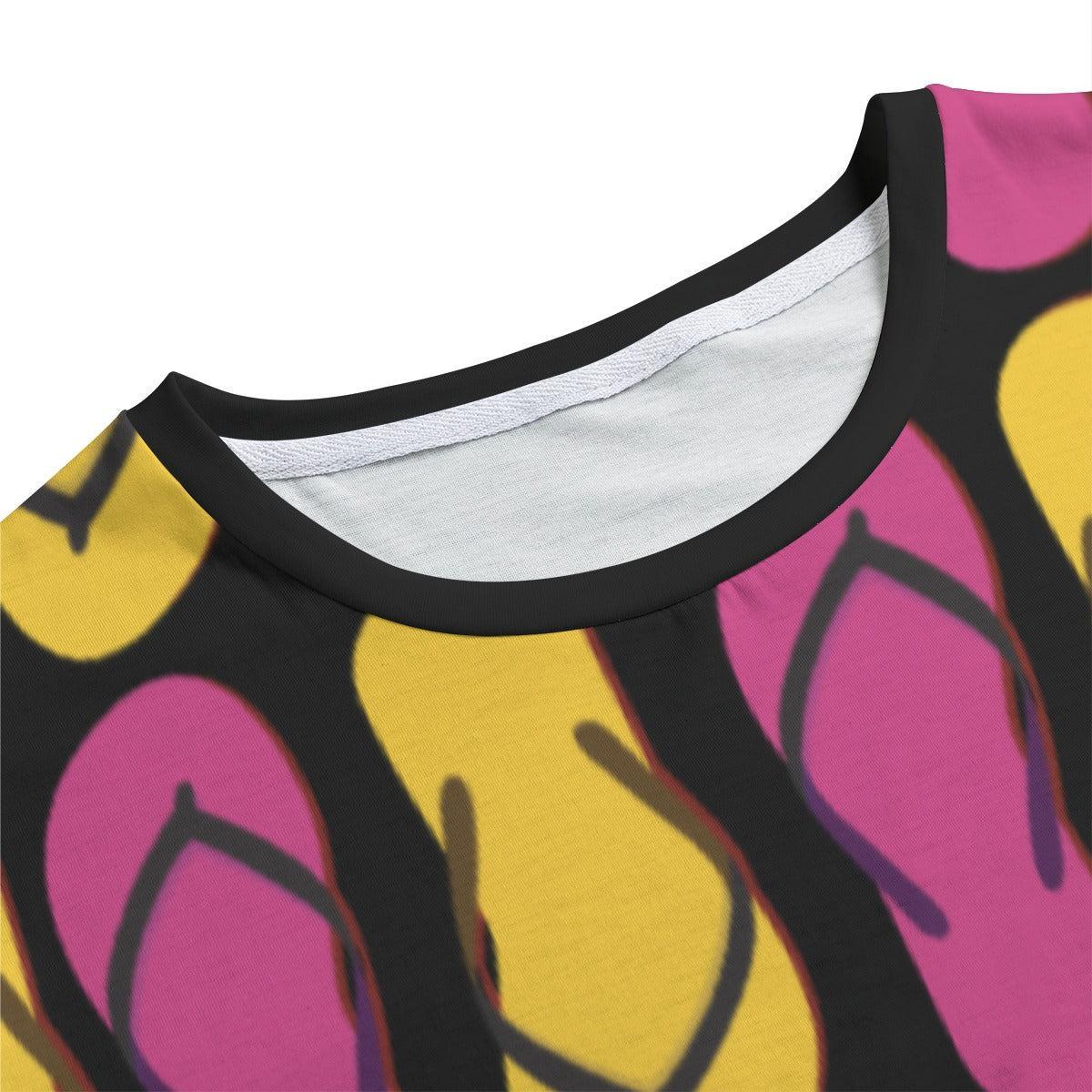 Flip Flops (Allover T-Shirt)-Allover T-Shirt-Swish Embassy