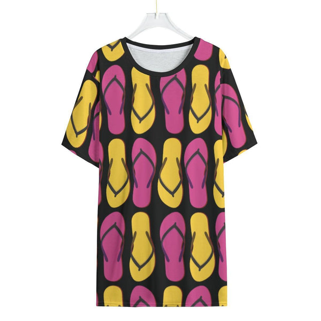 Flip Flops (Allover T-Shirt)-Allover T-Shirt-Swish Embassy