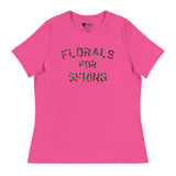 Florals for Spring (Women's Relaxed T-Shirt)-Women's T-Shirts-Swish Embassy