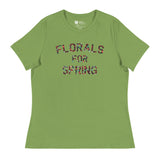 Florals for Spring (Women's Relaxed T-Shirt)-Women's T-Shirts-Swish Embassy