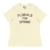 Florals for Spring (Women's Relaxed T-Shirt)-Women's T-Shirts-Swish Embassy