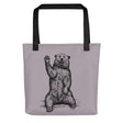Friendly Bear (Tote bag)-Bags-Swish Embassy