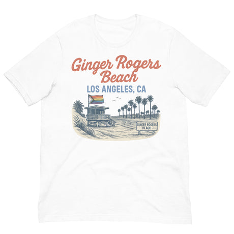 Ginger Rogers Beach-T-Shirts-Swish Embassy