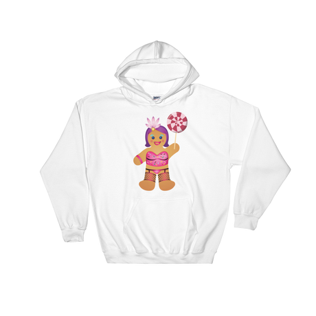 Gingerbread Drag Queen (Hoodie)-Christmas Hoodies-Swish Embassy