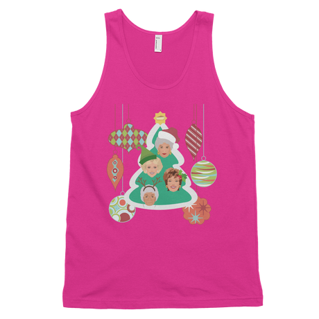 Golden Christmas (Tank Top)-Christmas Tank Tops-Swish Embassy