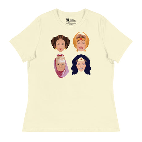 Golden League (Women's Relaxed T-Shirt)-Women's T-Shirts-Swish Embassy