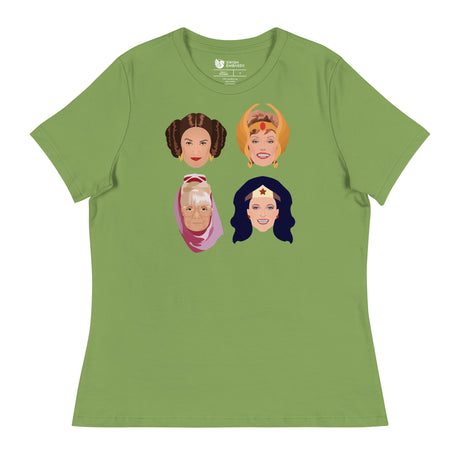 Golden League (Women's Relaxed T-Shirt)-Women's T-Shirts-Swish Embassy