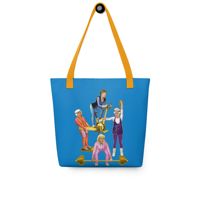 Golden Workout (Tote bag)-Bags-Swish Embassy
