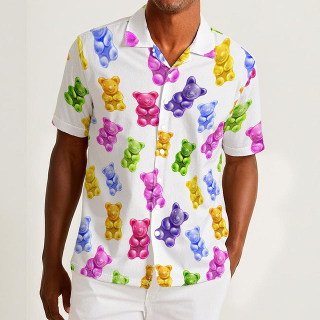 Gummy Bear (Cotton Button Shirt)-Cotton Button Shirt-Swish Embassy