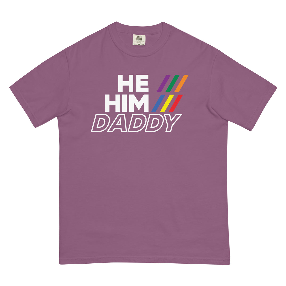 He/Him/Daddy (Boxy Tee)-Boxy T-Shirt-Swish Embassy