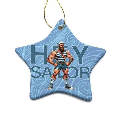 Hey Sailor (Ceramic Holiday Keepsake)-Ceramic Holiday Keepsake-Swish Embassy
