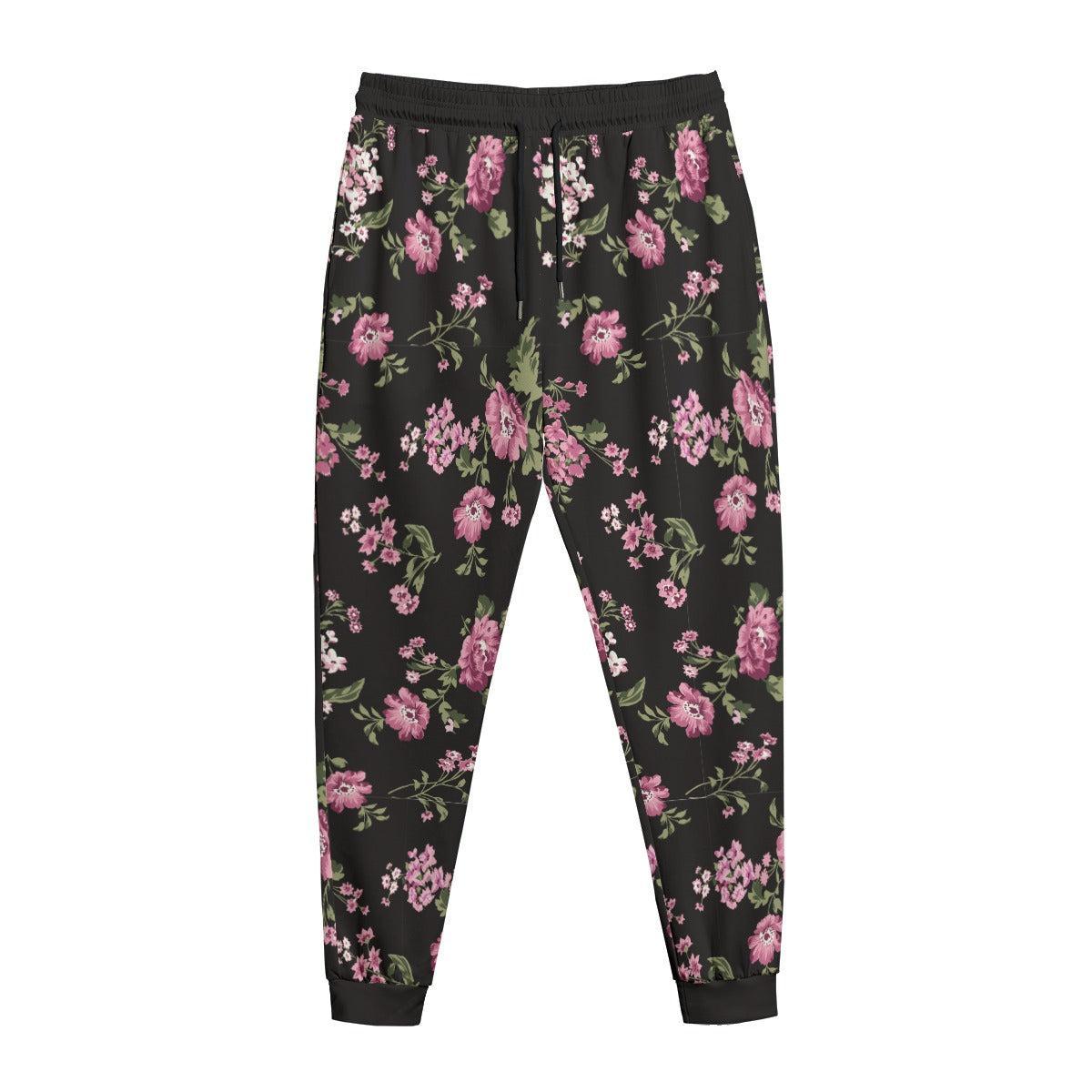 Hint of Floral (AOP Sweatpants)-AOP Sweatpants-Swish Embassy