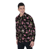Hint of Floral (Long Sleeve Button Shirt)-Long Sleeve Button Shirts-Swish Embassy