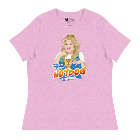 Hot Dog (Women's Relaxed T-Shirt)-Women's T-Shirts-Swish Embassy