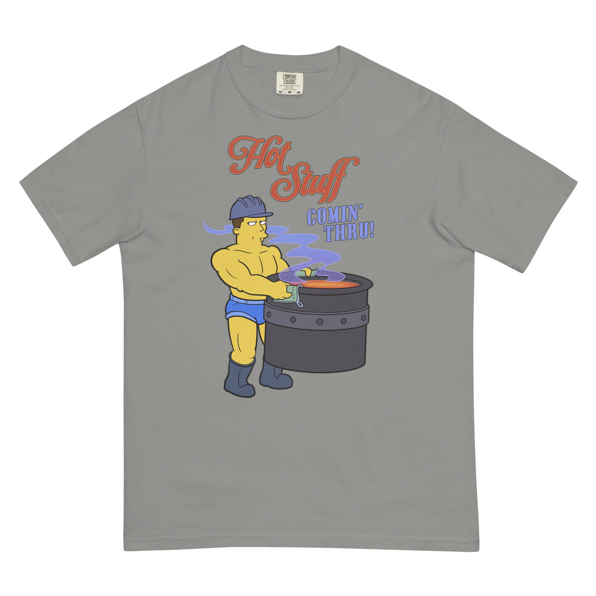 Hot Stuff Comin’ Thru (Boxy Tee)-Boxy T-Shirt-Swish Embassy