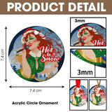 Hot To Snow (Ceramic Holiday Keepsake)-Ceramic Holiday Keepsake-Swish Embassy