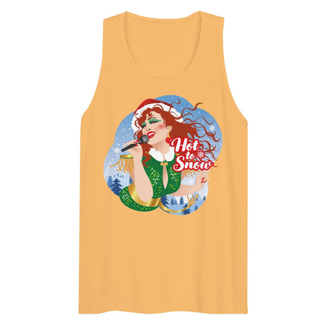 Hot To Snow (Tank top)-Christmas Tank Tops-Swish Embassy