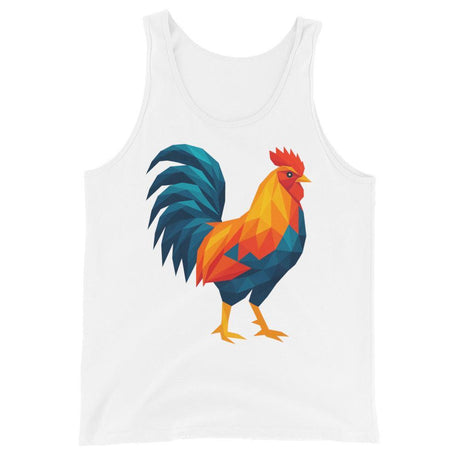 Huge Polygon Rooster (Tank Top)-Tank Top-Swish Embassy