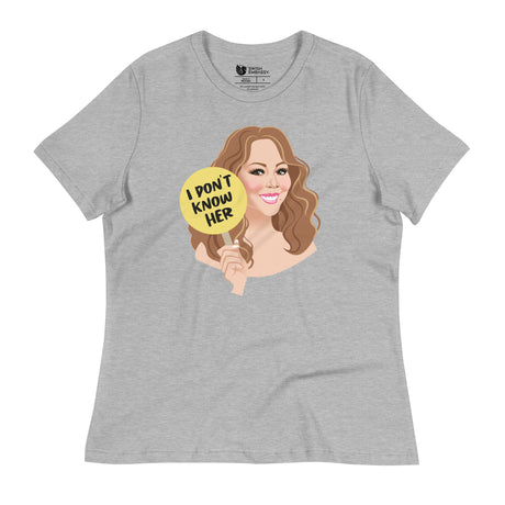I Don't Know Her (Women's Relaxed T-Shirt)-Women's T-Shirts-Swish Embassy