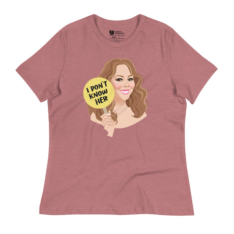 I Don't Know Her (Women's Relaxed T-Shirt)-Women's T-Shirts-Swish Embassy