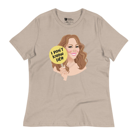 I Don't Know Her (Women's Relaxed T-Shirt)-Women's T-Shirts-Swish Embassy