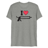 I Love Caulk (Triblend)-Triblend T-Shirt-Swish Embassy