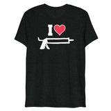 I Love Caulk (Triblend)-Triblend T-Shirt-Swish Embassy