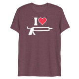 I Love Caulk (Triblend)-Triblend T-Shirt-Swish Embassy