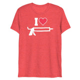 I Love Caulk (Triblend)-Triblend T-Shirt-Swish Embassy