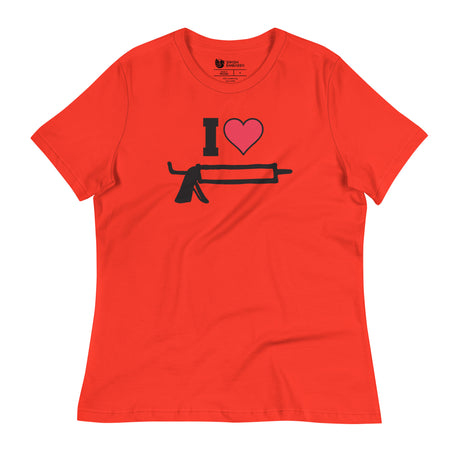 I Love Caulk (Women's Relaxed T-Shirt)-Women's T-Shirts-Swish Embassy