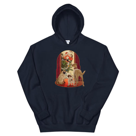 I Saw Daddy Kissing Santa Claus (Hoodie)-Christmas Hoodies-Swish Embassy