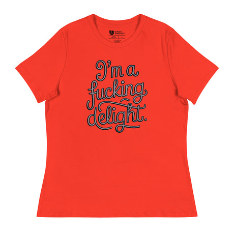 I'm a F*cking Delight (Women's Relaxed T-Shirt)-Women's T-Shirts-Swish Embassy