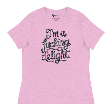 I'm a F*cking Delight (Women's Relaxed T-Shirt)-Women's T-Shirts-Swish Embassy