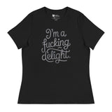 I'm a F*cking Delight (Women's Relaxed T-Shirt)-Women's T-Shirts-Swish Embassy