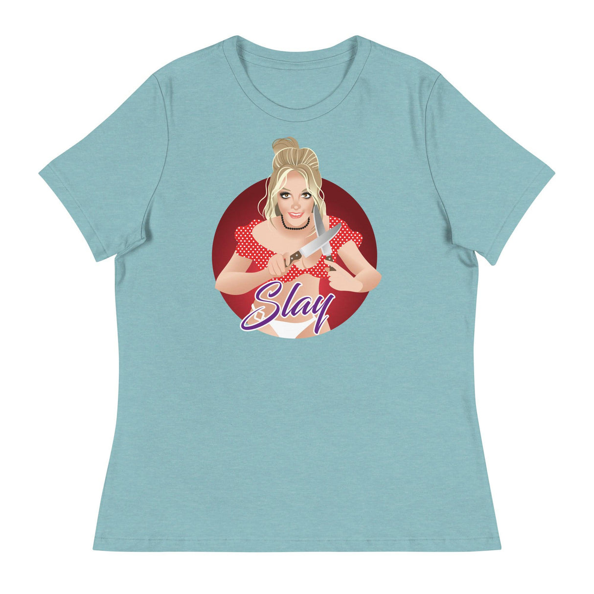 Knife's Edge (Women's Relaxed T-Shirt)-Women's T-Shirts-Swish Embassy